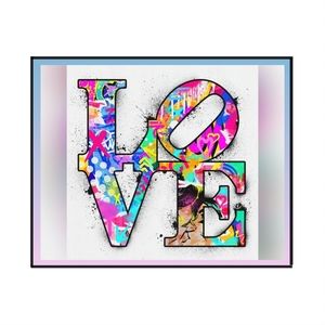 Love 8 1/2"x11" Framed Wall Art